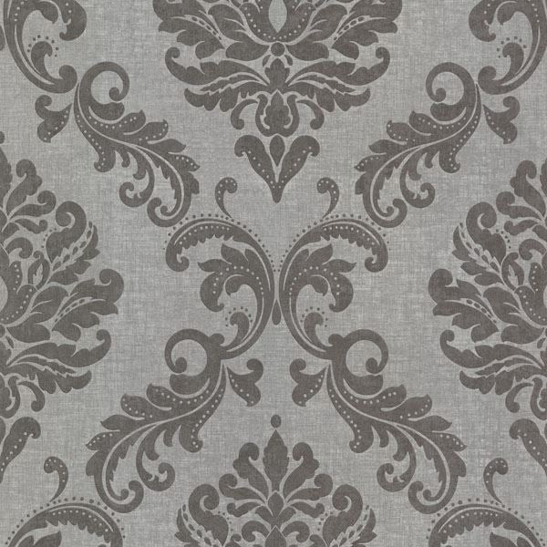 Sebastion Grey Damask