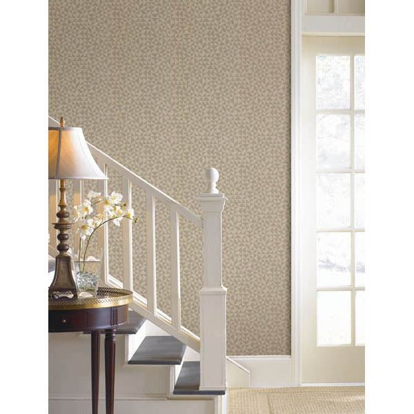 Huxley Gold Dundee - Brewster Wallcovering