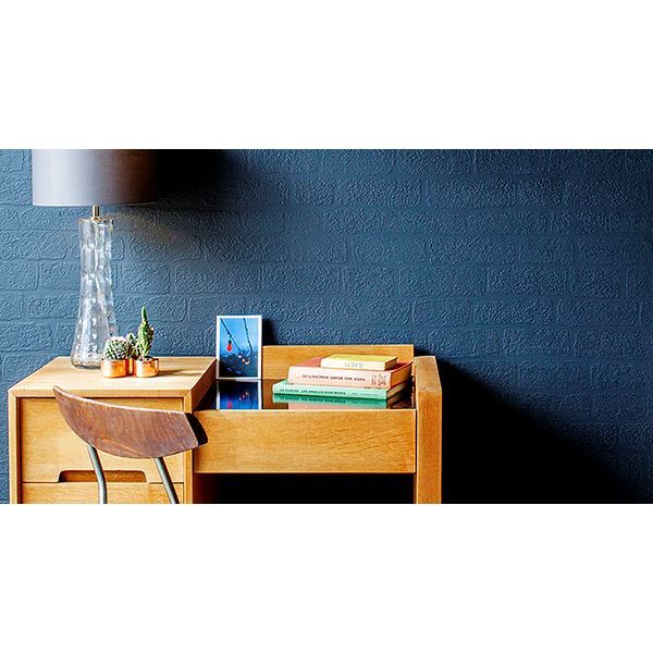 Lincolnshire Brick Paintable Luxury Vinyl  | Brewster Wallcovering