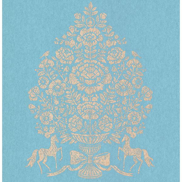 Brewster Wallcovering-Till Ocean President Damask