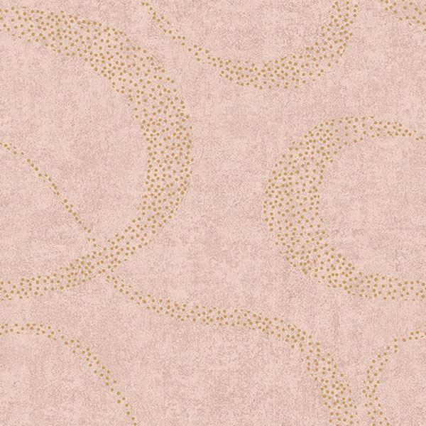 Picture of Swirl Pink Scroll Geometric