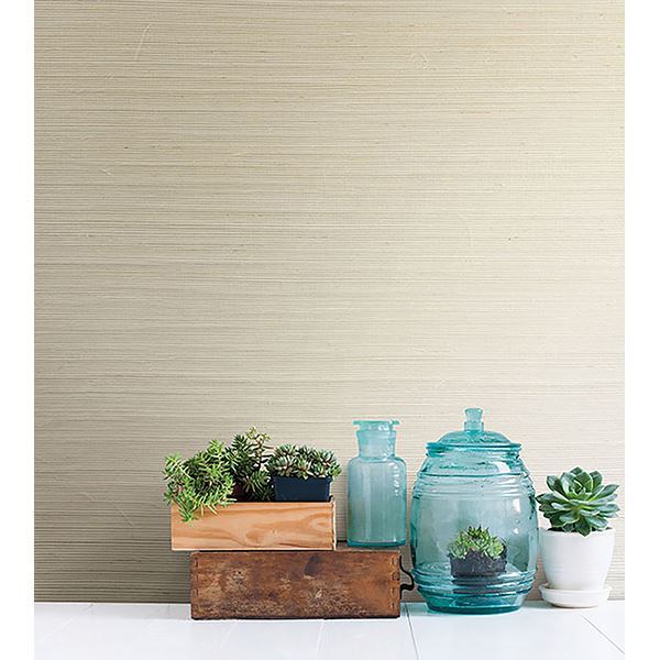 Kostya Fog Grasscloth - Brewster Wallcovering