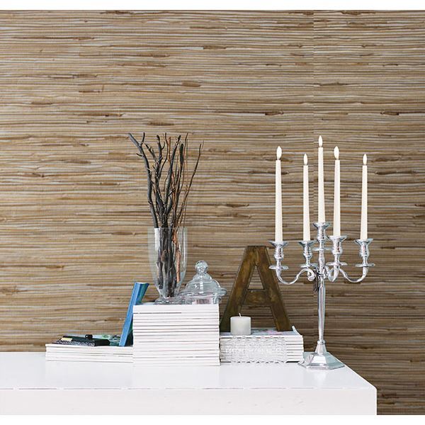 Tereza Silver Foil Grasscloth  | Brewster Wallcovering - The WorkRm