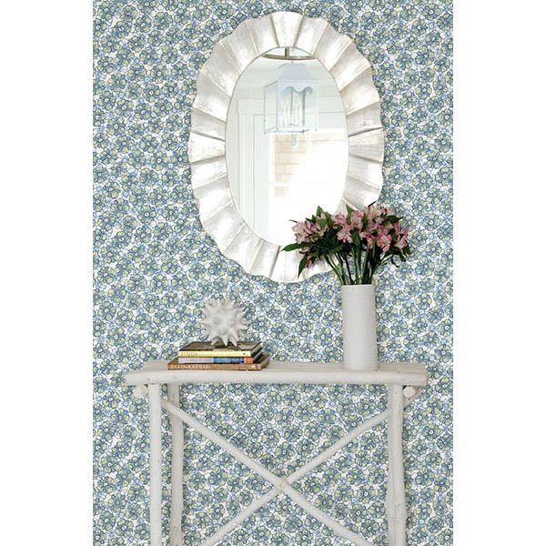 Allison Blue Floral  | Brewster Wallcovering - The WorkRm