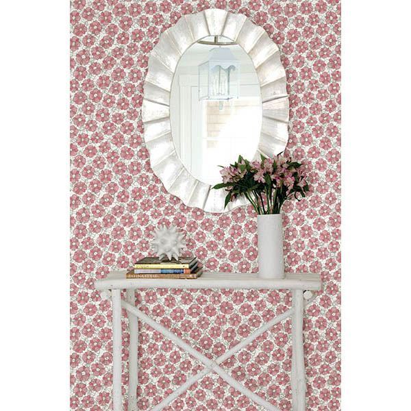 Allison Pink Floral  | Brewster Wallcovering - The WorkRm