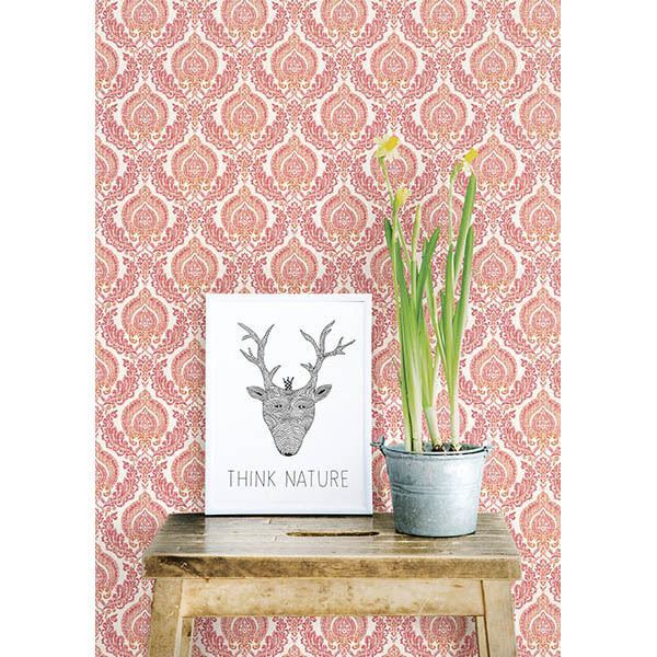 Lulu Rose Damask  | Brewster Wallcovering - The WorkRm