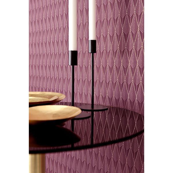 Padma Purple Geometric Texture - Brewster Wallcovering