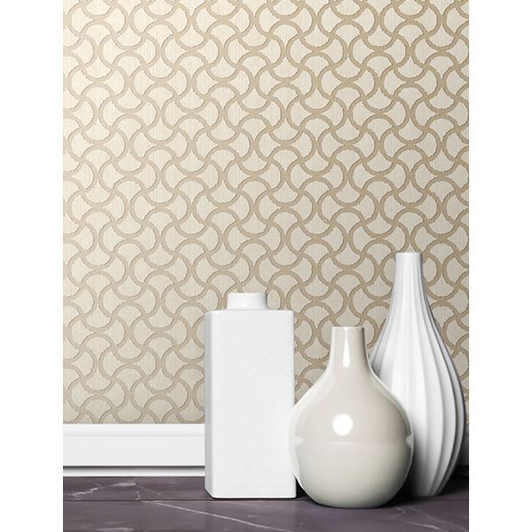 Scale Cream Geometric  | Brewster Wallcovering - The WorkRm