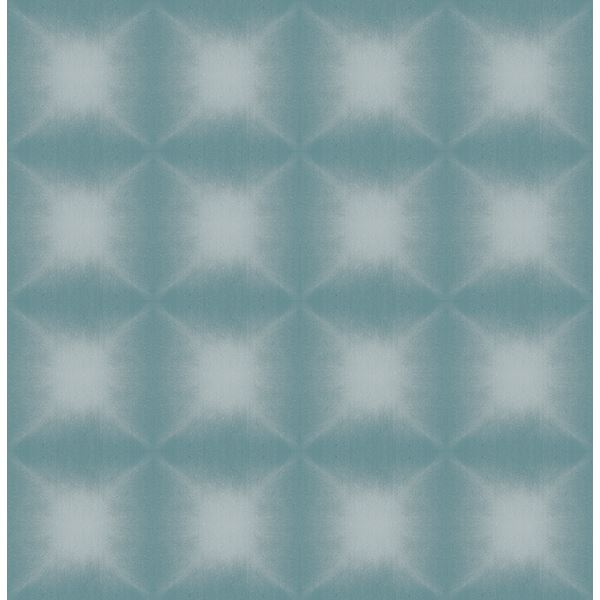 Brewster Wallcovering-Echo Teal Geometric