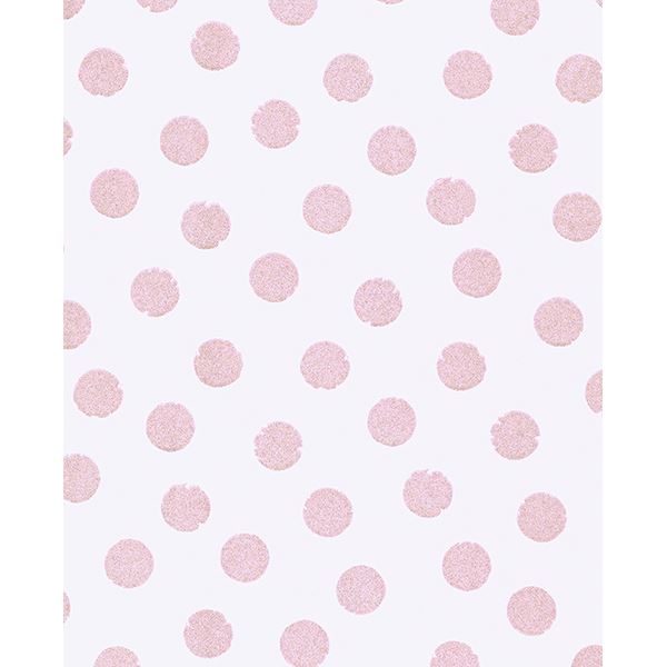 Picture of Odette Peach Stamped Dots Wallpaper