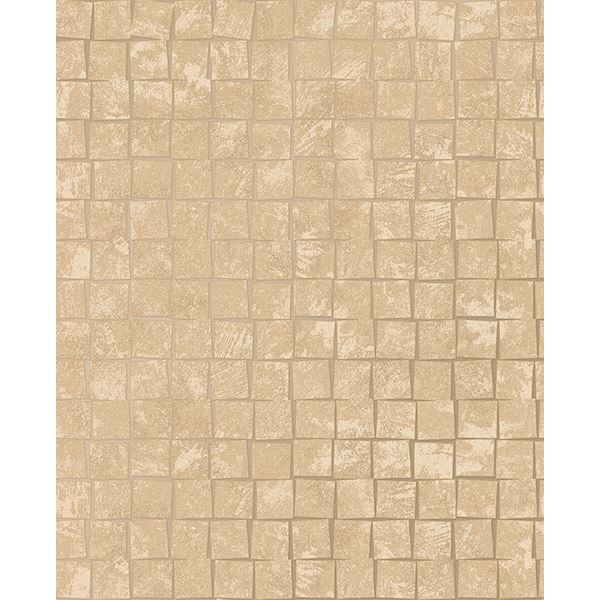 Picture of Dagmar Gold Medium Squares Wallpaper