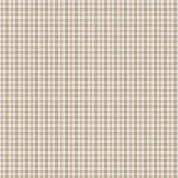 Picture of Roslin Pink Check Wallpaper