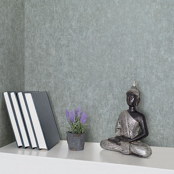 Carlie Blue Blotch Wallpaper - Brewster Wallcovering