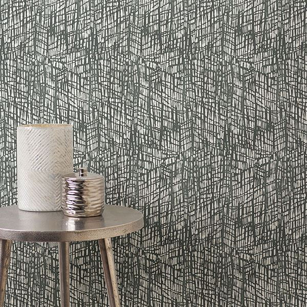 Shimmer Grey Abstract Texture Wallpaper  | Brewster Wallcovering - The WorkRm