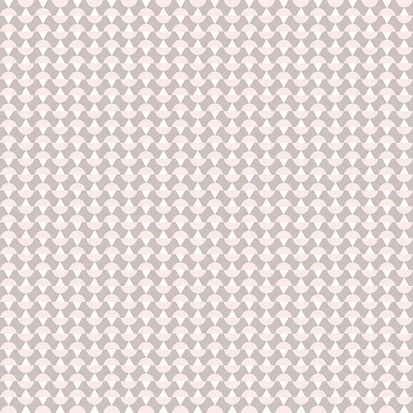 Picture of Arne Blush Geometric Wallpaper