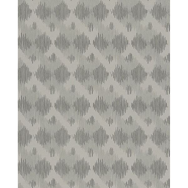 Picture of Geometric Grey Bechar Wallpaper