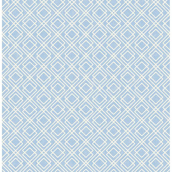 Picture of Napa Blue Geometric Wallpaper