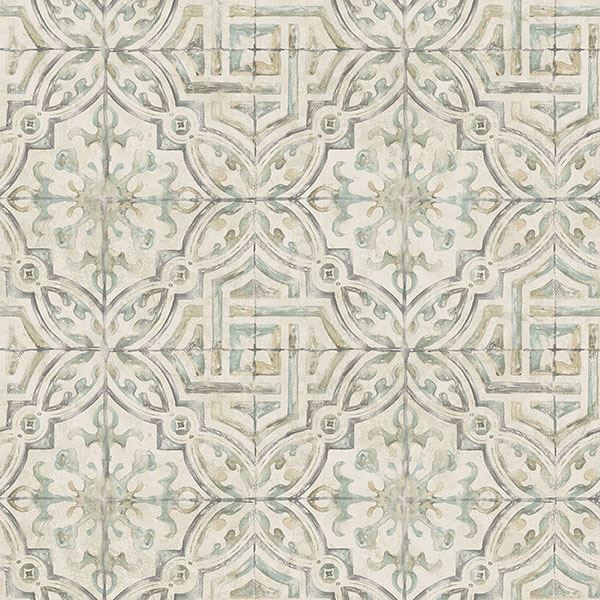 Picture of Sonoma Olive Spanish Tile Wallpaper