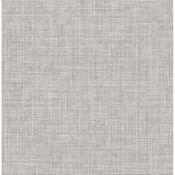 Picture of Mendocino Grey Linen Wallpaper