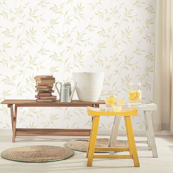 Sanibel Cream Trail Wallpaper  | Brewster Wallcovering - The WorkRm