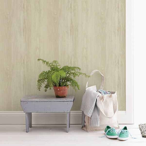 Mapleton Beige Wood Wallpaper  | Brewster Wallcovering - The WorkRm