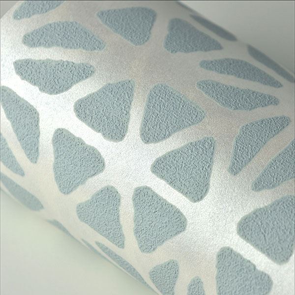 Prism Light Blue Geometric Wallpaper  | Brewster Wallcovering - The WorkRm