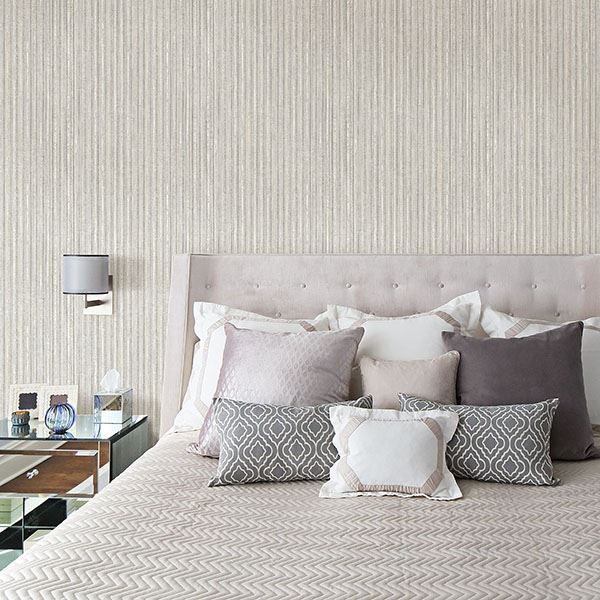 Maison Ivory Maison Texture Wallpaper - Brewster Wallcovering