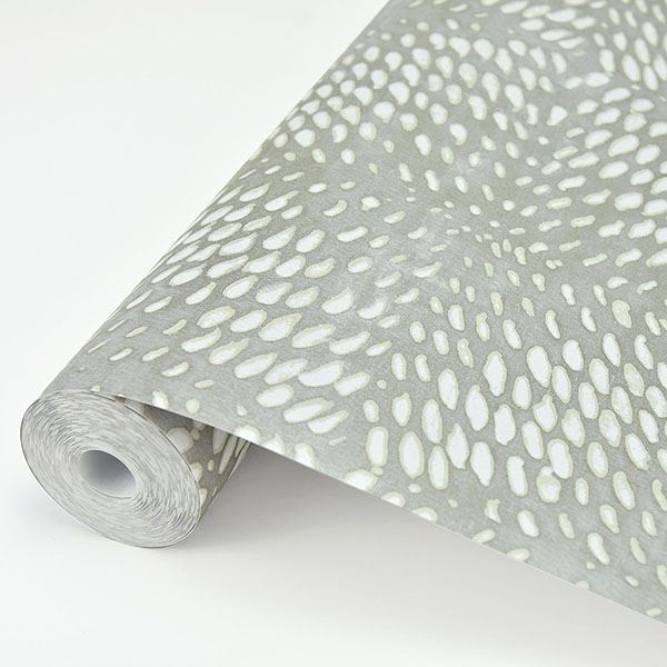 Ethos Grey Abstract Wallpaper  | Brewster Wallcovering - The WorkRm