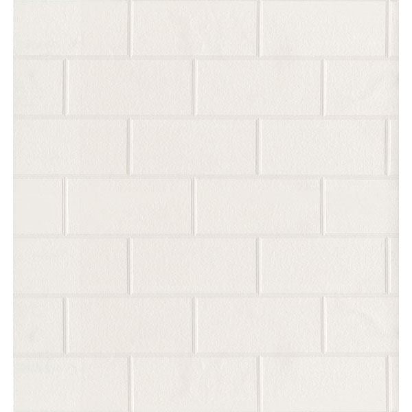 Picture of Barclays Paintable Paintable White Tile Wallpaper