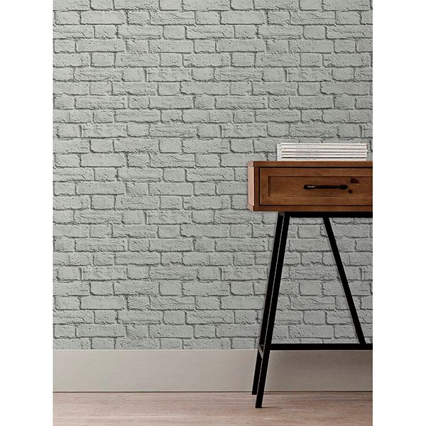 Picture of Cologne Grey Painted Brick Wallpaper