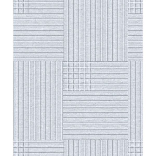 Picture of Ronald Light Blue Squares Wallpaper