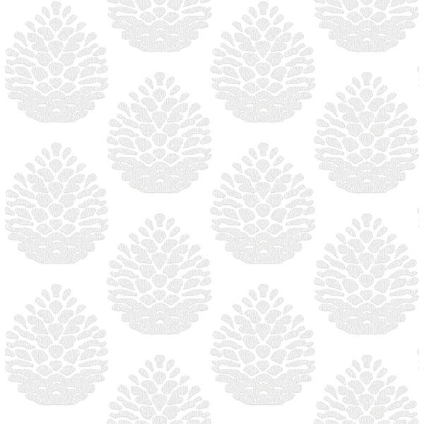 Picture of Totem Light Grey Pinecone Wallpaper