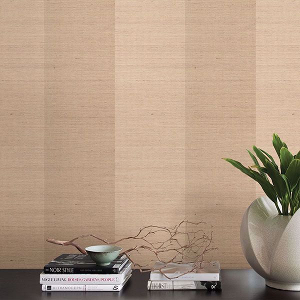 Brewster Wallcovering-Zhen Beige Grasscloth