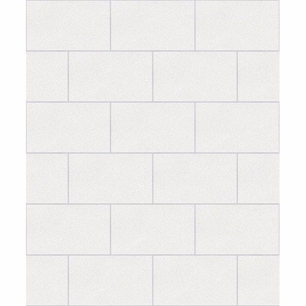 Brewster Wallcovering-Angelo Ivory Subway Tile Wallpaper