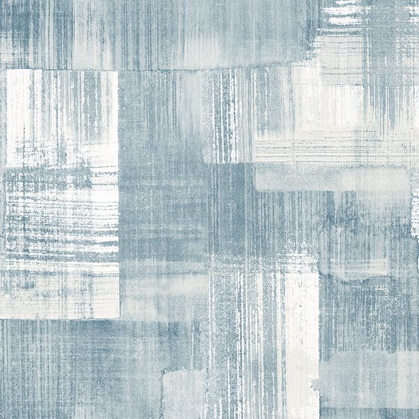 Picture of Trosa Teal Brushstroke Wallpaper