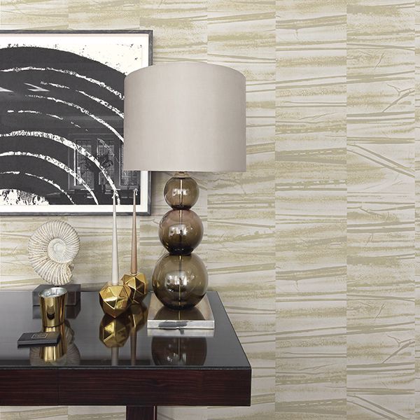Lithos Light Yellow Geometric Marble Wallpaper  | Brewster Wallcovering
