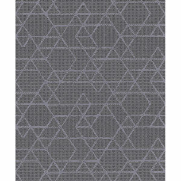 Picture of Montego Dark Grey Geometric Wallpaper