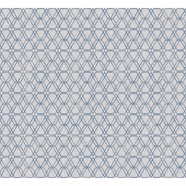 Picture of Esagono Grey Geometric Wallpaper