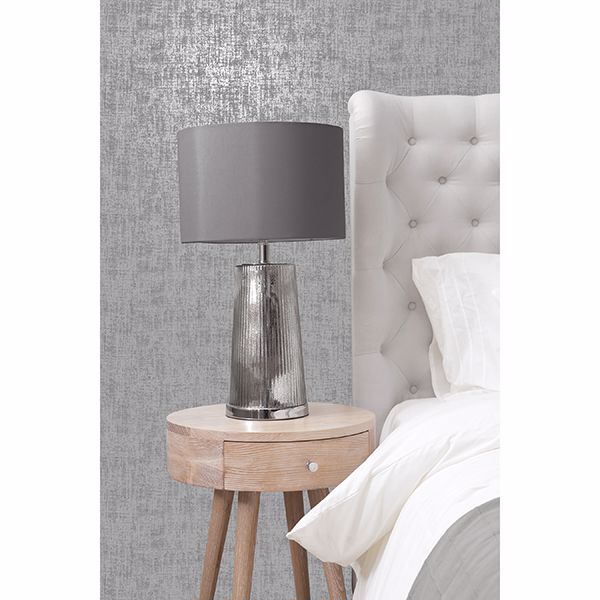 Asher Silver Distressed Wallpaper  | Brewster Wallcovering - The WorkRm