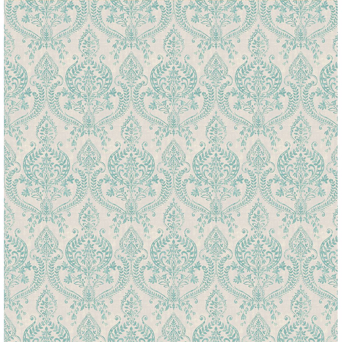 Picture of Isla Turquoise Petite Damask