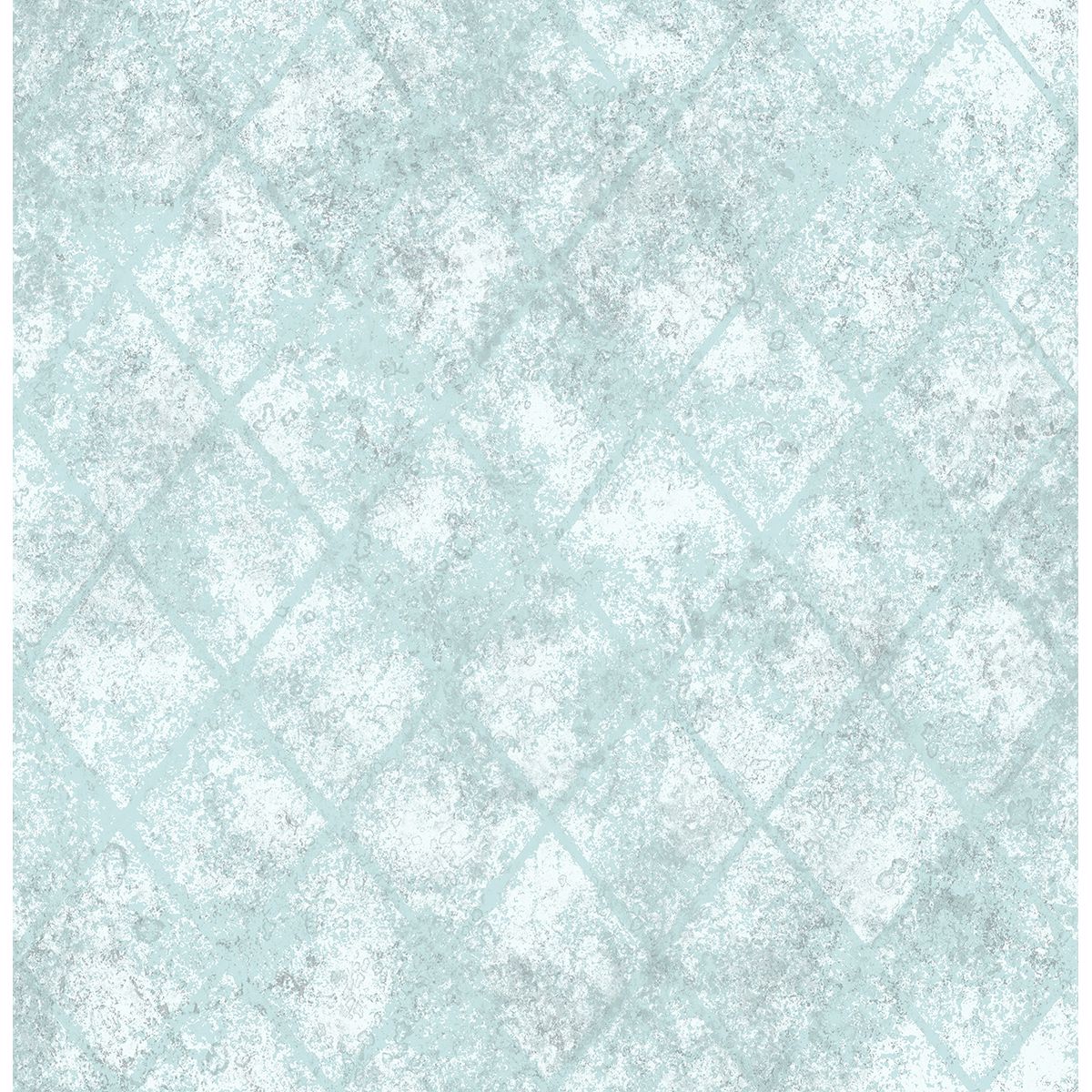 Brewster Wallcovering-Mercury Glass Blue Distressed Metallic