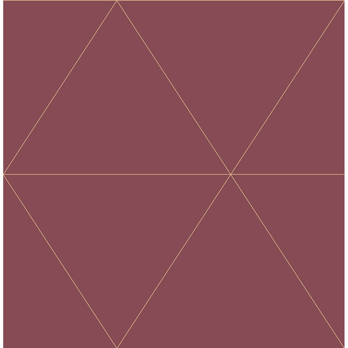 Picture of Twilight Red Geometric Wallpaper