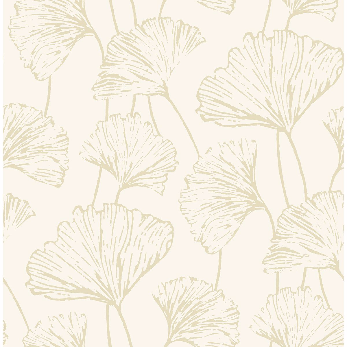 Picture of Reverie Gold Ginkgo Wallpaper