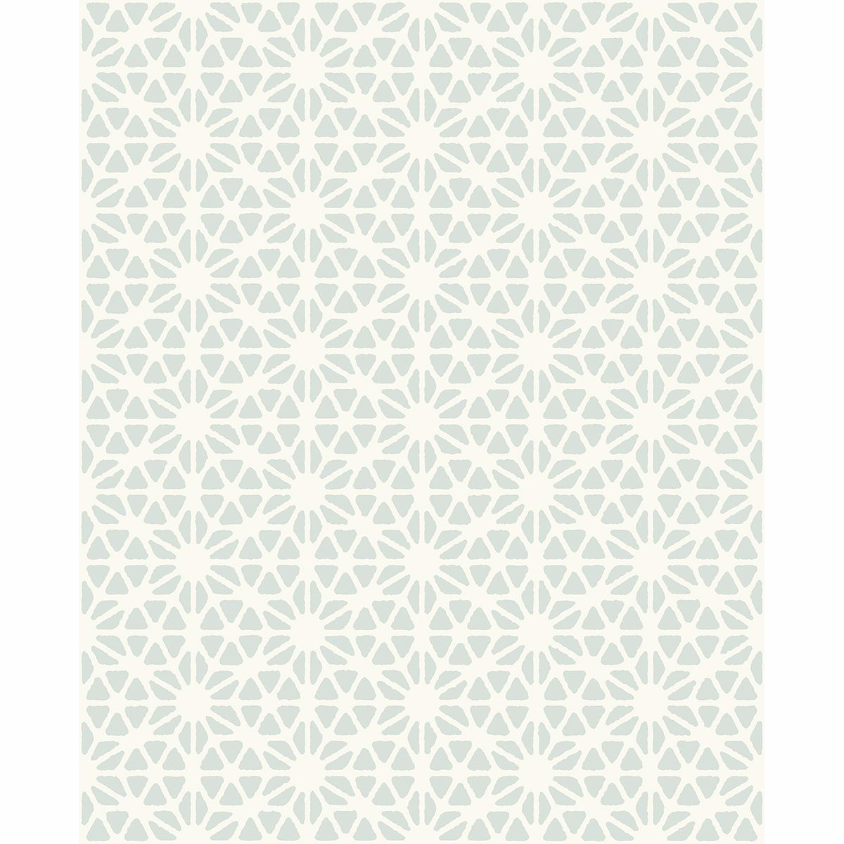 Brewster Wallcovering-Prism Light Blue Geometric Wallpaper