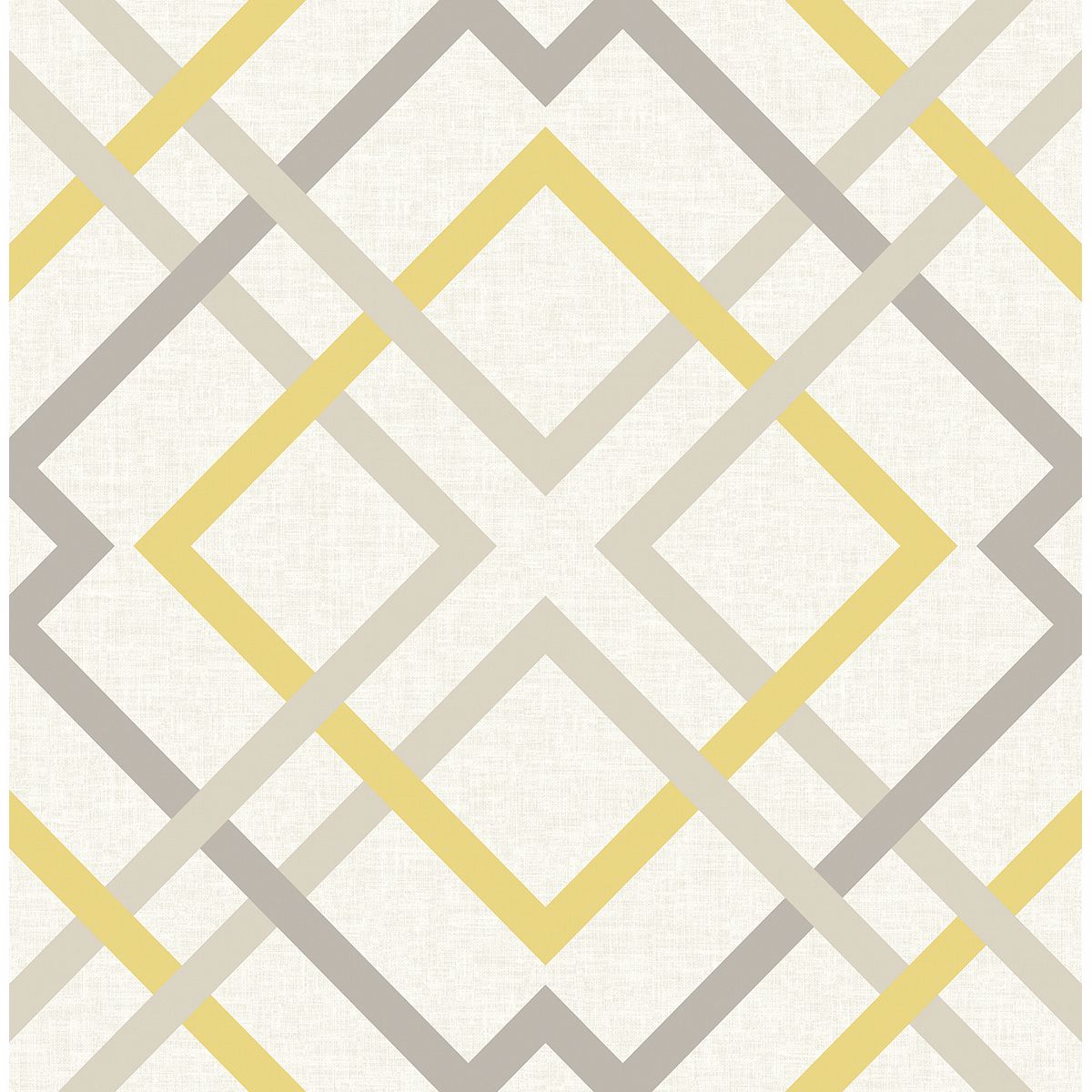 Picture of Saltire Emile Yellow Lattice Wallpaper