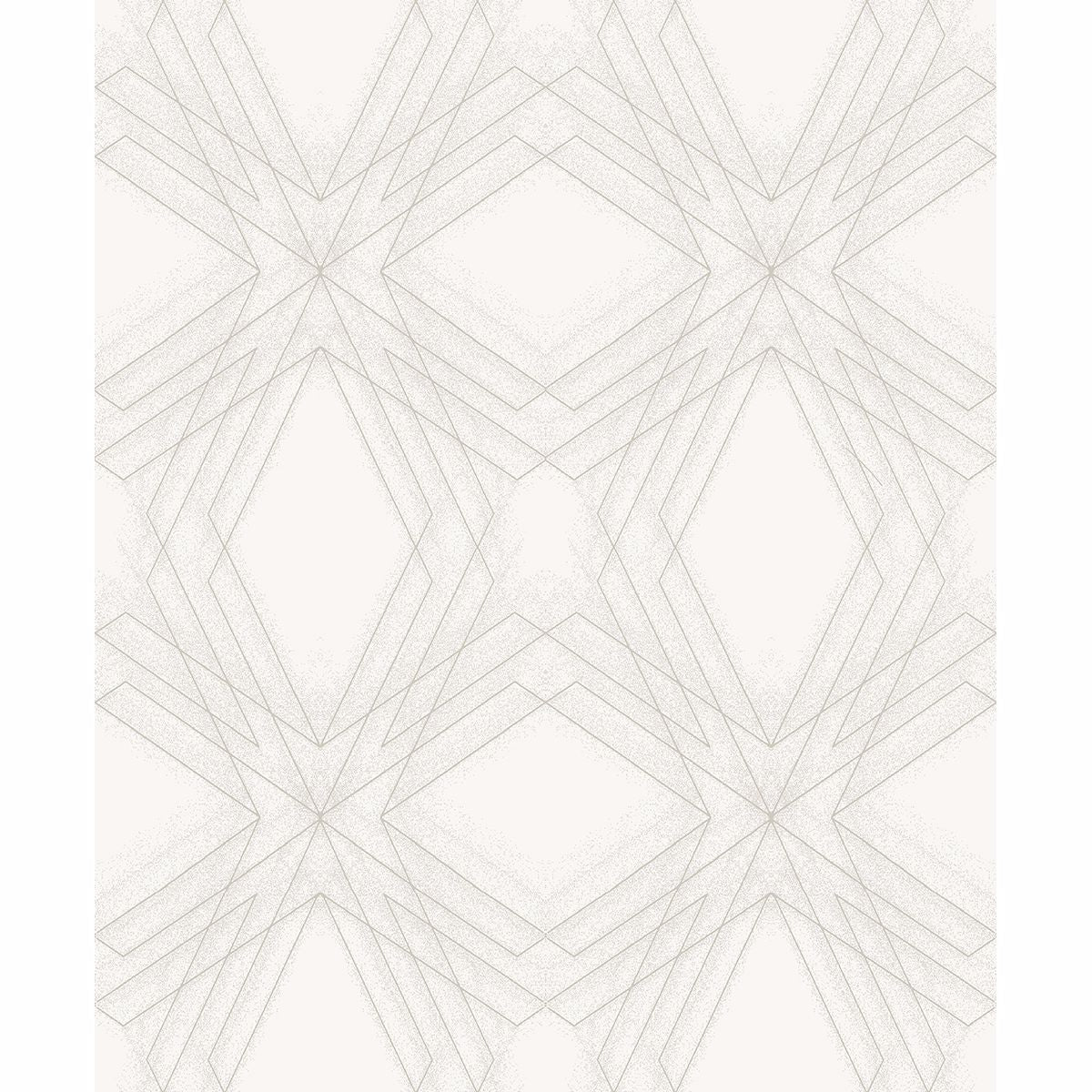 Picture of Relativity Off-White Geometric Wallpaper