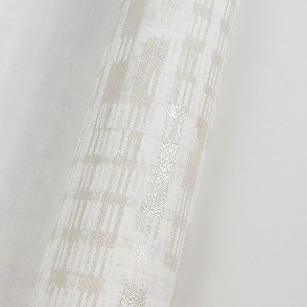 Clarice Cream Distressed Faux Linen Wallpaper - Brewster Wallcovering