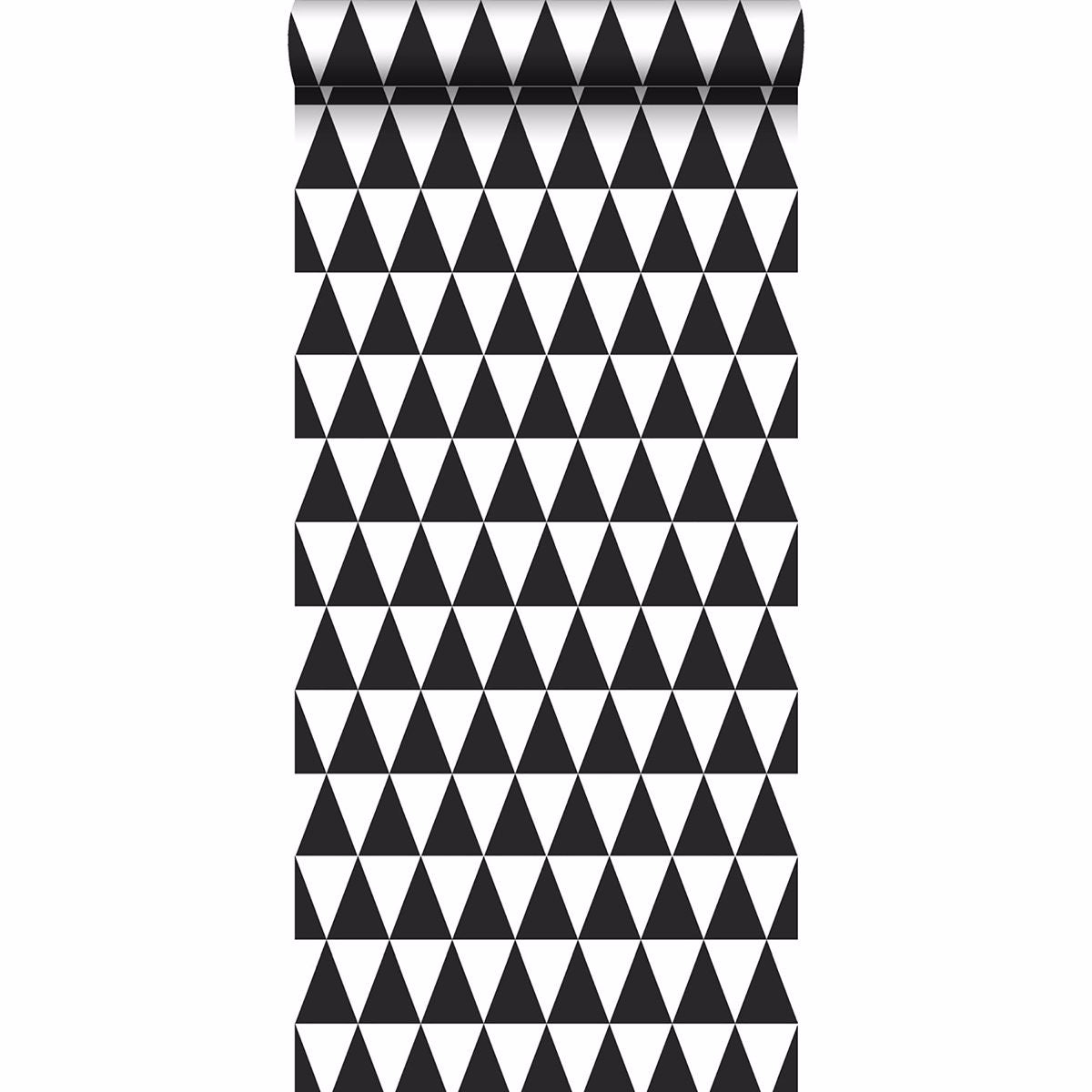 Verdon Black Geometric Wallpaper  | Brewster Wallcovering