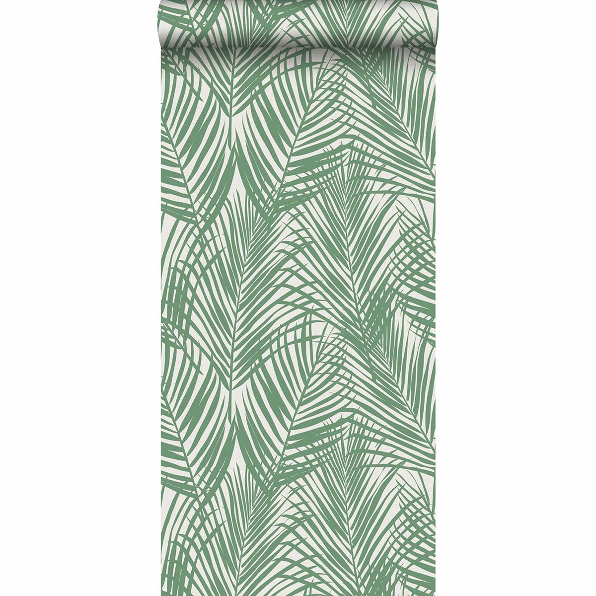 Fifi Green Palm Frond Wallpaper  | Brewster Wallcovering