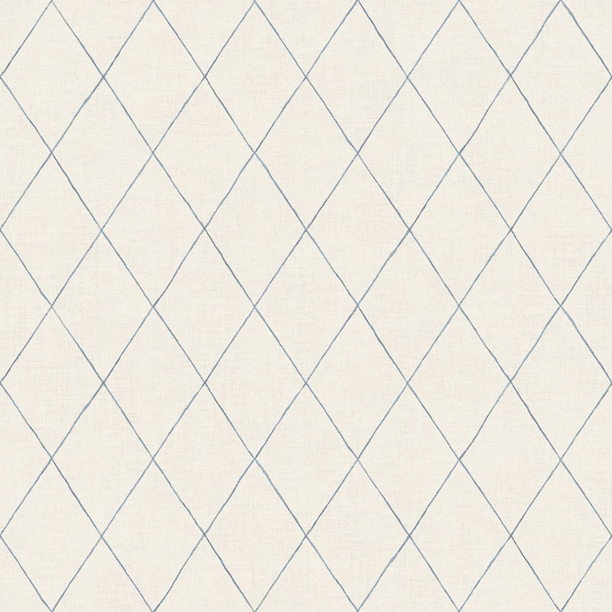 Brewster Wallcovering-Rhombus Blue Geometric Wallpaper